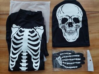 Nový dětský kostým kostlivce, na párty či maškarní ples