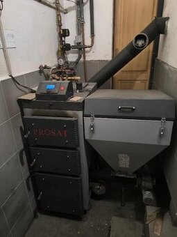 Automatický kotel na uhlí PROSAT WE 20KW. 5 emisní třída.