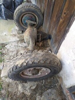 Multikára M 22 zadní náprava + torzo přední