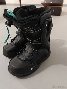 Boty K2 Boundary BLACK + Vázání Flow Fenix black