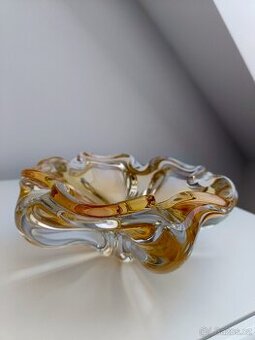 Mísa hutní sklo. Jozef Hospodka