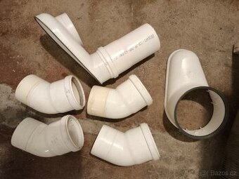 Komín, odkouření kondenzační kotel trubky kolena 80mm