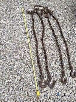 Závěsné řetězy, uvazy, upínací kotvení řetěz