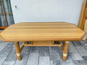 Bambusový jídelní stůl Sole Mio 211 x 126cm - TOP