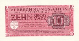 Wehrmacht 10 Reichsmark 1944,UNC - 1