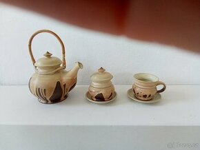 Prodám keramickou čajovou mini sadu