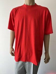 Pánské červene triko Exact190 B&C XL,