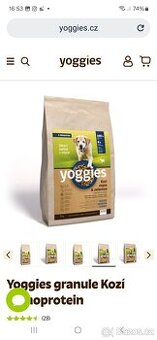 Yoggies kozí granule 5kg
