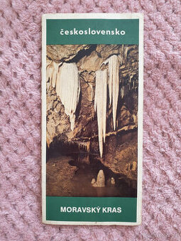 Moravský Kras Československo retro diapozitiv