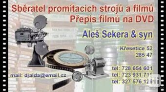 Koupím staré promítačky a filmy