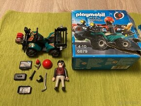 Playmobil 6879 Lupič na čtyřkolce na setrvačník