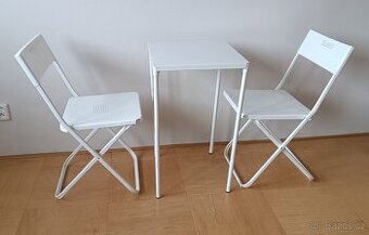 IKEA skládací (zahradní) nábytek FEJAN, stůl + židle
