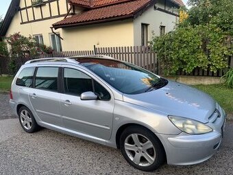 Peugeot 307 SW 2.0 HDI Rok 2005. 7 místný. Klima. Tažné