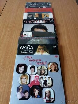 LP Český POP retro vinyl desky