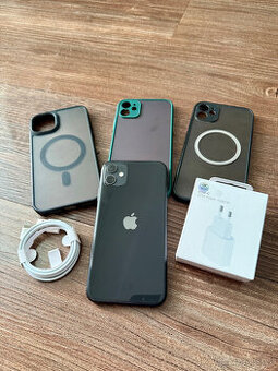 iPhone 11 black 128GB - baterie 100%