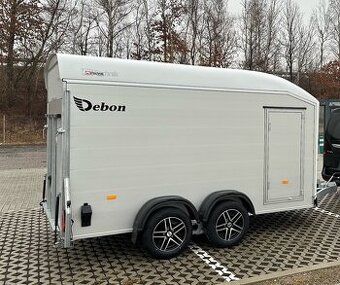 Skříňový přívěs DEBON C700 ALU, BÍLÝ