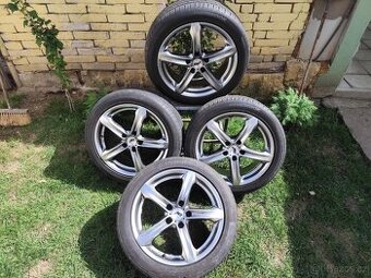 Alu kola 5x112 R17 + pneu 225/45 R17 + Šrouby