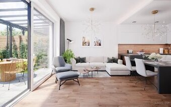 Prodej bytu 4+kk 89 m² se zahradaou a garáží