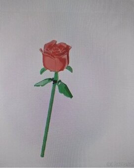 Růže stavebnice jako Lego, nové