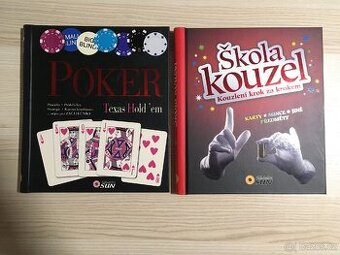 Knihy škola kouzel a poker