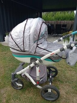 👶 Kočárek Adamex dvojkombinace + vybavení