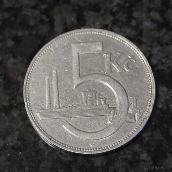 5 koruna 1938