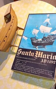 Stavebnice lodi Santa Maria.