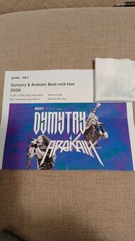 Vstupenka na DYMYTRY+ARAKAIN