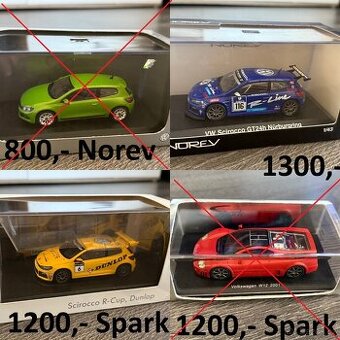 Prodám modely VW Volkswagen 1/43