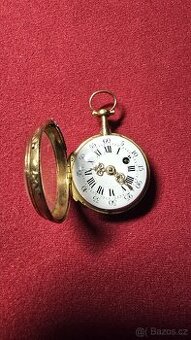 Zlaté kapesní hodinky špindlovky
