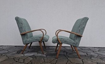 Retro křesla TON J. Šmídek po renovaci