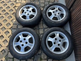 4x litá kola 4x108 R14, letní pneu
