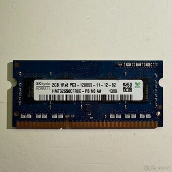 SK Hynix 2GB 1Rx8 12800S SODIMM DDR3 1600MHz
