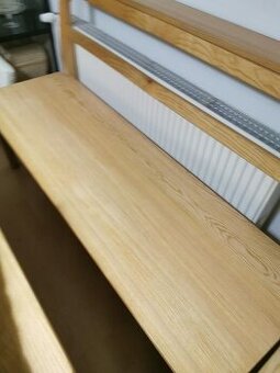 Jídelní stůl a lavice masiv