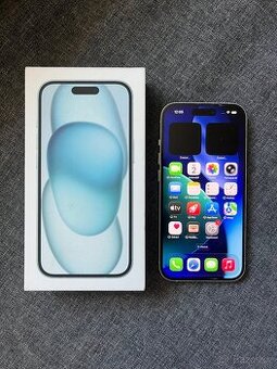 Apple iPhone 15 256GB Blue TOP STAV se zárukou