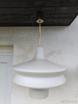Retro opálový lustr UFO - 70. léta - Karel Volf