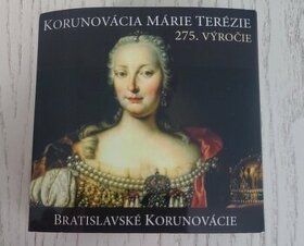 100€/2016 - Mária Terézia - 275. výročie korun. v Bratislave