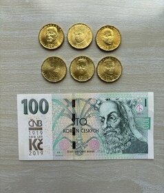 Pamětní bankovka a mince