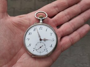 Staré stříbrné kapesní švýcarské hodiny LONGINES