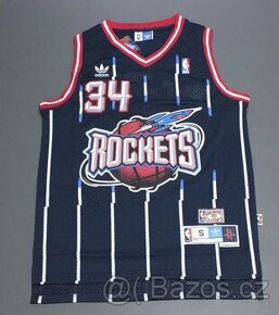 Retro Hakeem Olajuwon #34 Houston Rockets Basketbalový dres