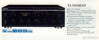 SONY TA-F 650 ESD s DAC
