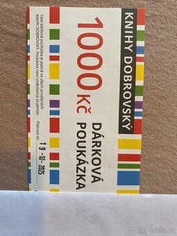 POUKÁZKA - KNIHY DOBROVSKÝ
