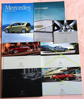 Brožury M-B, Audi, VW, LR, Mitsub, Volvo, Seat, Alfa, Subaru