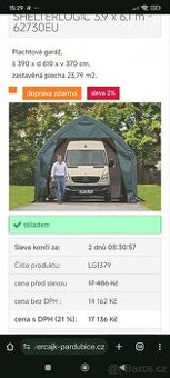 plachtová garáž SHELTERLOGIC 3,9 x 6,1 m - 62730EU