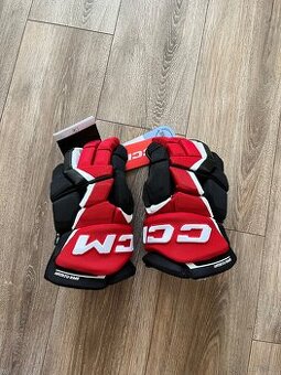 Hokejové Rukavice CCM Jetspeed FT6 Pro - black/red