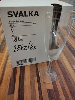 Sektové sklenice Svalka IKEA