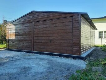 Plechová garáž 7x6m