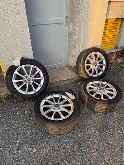 Originál Mercedes R17 alu kola s TPMS + letní pneu – 5x112