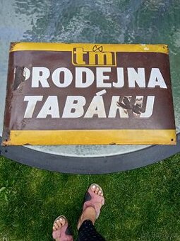 Prodám plechová cedule