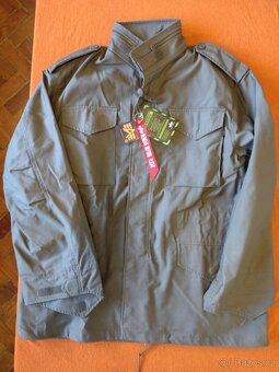 BUNDA PARKA M65 ALPHA INDUSTRIES OLIVE L/R NOVÁ